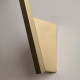 Lampada da parete con struttura moderna in metallo e diffusore in vetro opalino