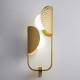 Lampada da parete dx in metallo dal design moderno
