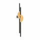 Lampada da parete dx moderna in alluminio con doppio diffusore a led
