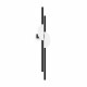 Lampada da parete dx moderna in alluminio con doppio diffusore a led