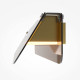Lampada da parete lineare con diffusore a led