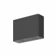 Lampada da parete per esterno a LED struttura in alluminio dal design moderno