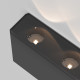Lampada da parete per esterno a LED struttura in alluminio dal design moderno