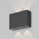 Lampada da parete per esterno a LED struttura in alluminio dal design moderno