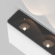 Lampada da parete per esterno a LED struttura in alluminio dal design moderno