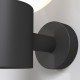 Lampada da parete per esterno con diffusore a boccia in pvc dal design moderno