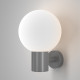 Lampada da parete per esterno con diffusore a boccia in pvc dal design moderno