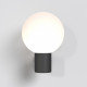 Lampada da parete per esterno con diffusore a boccia in pvc dal design moderno