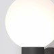 Lampada da parete per esterno con diffusore a boccia in pvc dal design moderno