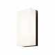 Lampada da parete per esterno in alluminio e diffusore a LED in acrilico