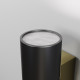 Lampada da parete per esterno in metallo e doppio diffusore in vetro