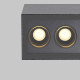 Lampada da soffitto a LED per esterni struttura in metallo e diffusore in vetro