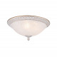 Lampada da Soffitto classica struttura in metallo e paralume in vetro
