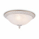 Lampada da Soffitto classica struttura in metallo e paralume in vetro