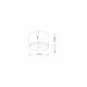 Lampada da soffitto in alluminio rotonda dal design moderno per bagni