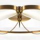 Lampada da soffitto in metallo con diffusore a led dal design moderno