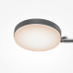 Lampada da soffitto in metallo con due diffusori a led dal design moderno