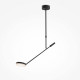 Lampada da soffitto in metallo con singolo diffusore a led dal design moderno