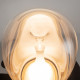 Lampada da tavolo a LED con diffusore in doppio vetro dal design moderno