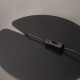 Lampada da tavolo a LED con diffusore in doppio vetro dal design moderno