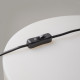 Lampada da tavolo a LED dal design moderno con diffusore in acrilico
