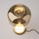 Lampada da tavolo con base e diffusore in vetro con led dimmerabile