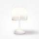 Lampada da tavolo con base e diffusore in vetro con led dimmerabile