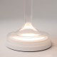 Lampada da tavolo con base e diffusore in vetro con led dimmerabile