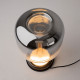 Lampada da tavolo con base e diffusore in vetro con led dimmerabile