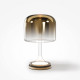 Lampada da tavolo con base e diffusore in vetro con led dimmerabile