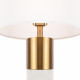 Lampada da tavolo dal design moderno ed elegante con paralume in tessuto
