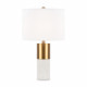 Lampada da tavolo dal design moderno ed elegante con paralume in tessuto