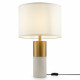 Lampada da tavolo dal design moderno ed elegante con paralume in tessuto