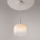 Lampada da tavolo diffusore in vetro a led dal design moderno