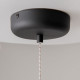 Lampada da tavolo diffusore in vetro a led dal design moderno
