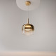 Lampada da tavolo diffusore in vetro a led dal design moderno