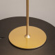Lampada da tavolo in metallo dal design moderno con diffusore a LED