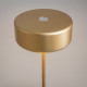 Lampada da tavolo in metallo dal design moderno con diffusore a LED