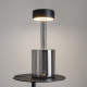 Lampada da tavolo in vetro dal design moderno con diffusore a LED ricaricabile