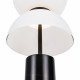 Lampada da tavolo moderna con base in marmo e diffusore in vetro