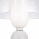 Lampada da tavolo moderna con diffusore in vetro a forma di fungo