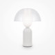 Lampada da tavolo moderna con diffusore in vetro a forma di fungo