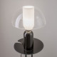 Lampada da tavolo moderna con diffusore in vetro a forma di fungo