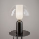 Lampada da tavolo moderna con diffusore in vetro a forma di fungo