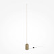 Lampada da terra a LED dimmerabile con struttura in metallo dal design moderno