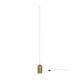 Lampada da terra a LED dimmerabile con struttura in metallo dal design moderno