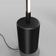 Lampada da terra a LED dimmerabile con struttura in metallo dal design moderno