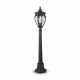 Lampada da terra alta per esterno con struttura in alluminio