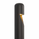Lampione da giardino diffusore a led e struttura in metallo dal design moderno 