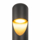 Lampione da giardino diffusore a led e struttura in metallo dal design moderno 